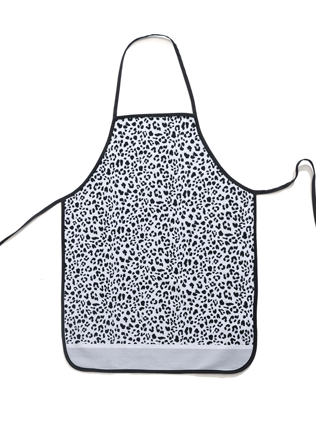 Siyah Baskılı Mutfak Önlüğü-1