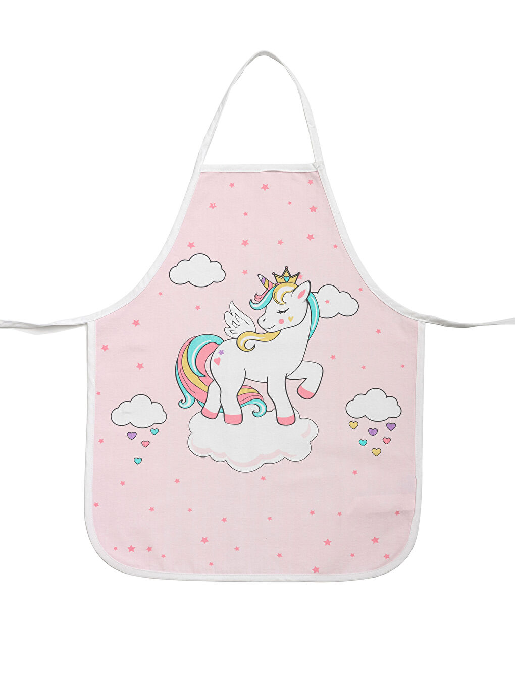 Pembe Baskılı Mutfak Önlüğü-1