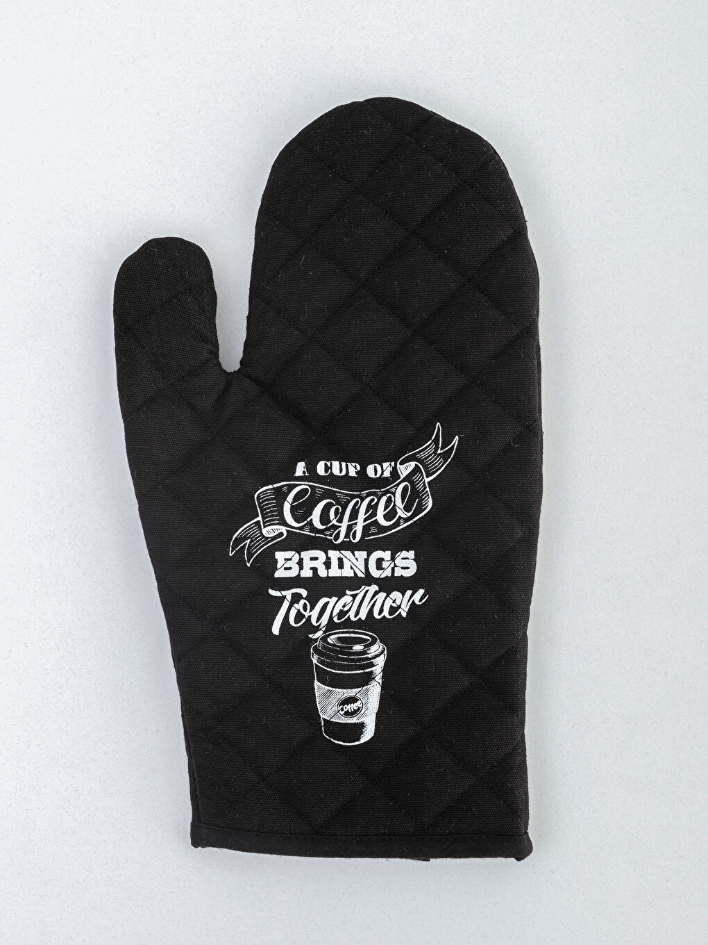 BLACK Oven Mitten-1