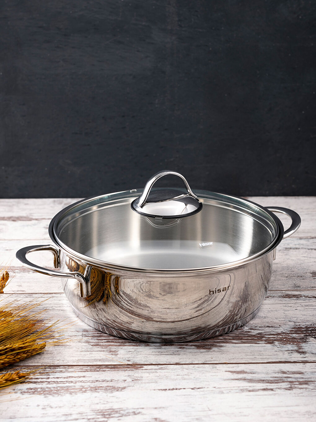 Ensemble poêle et casserole GRIS