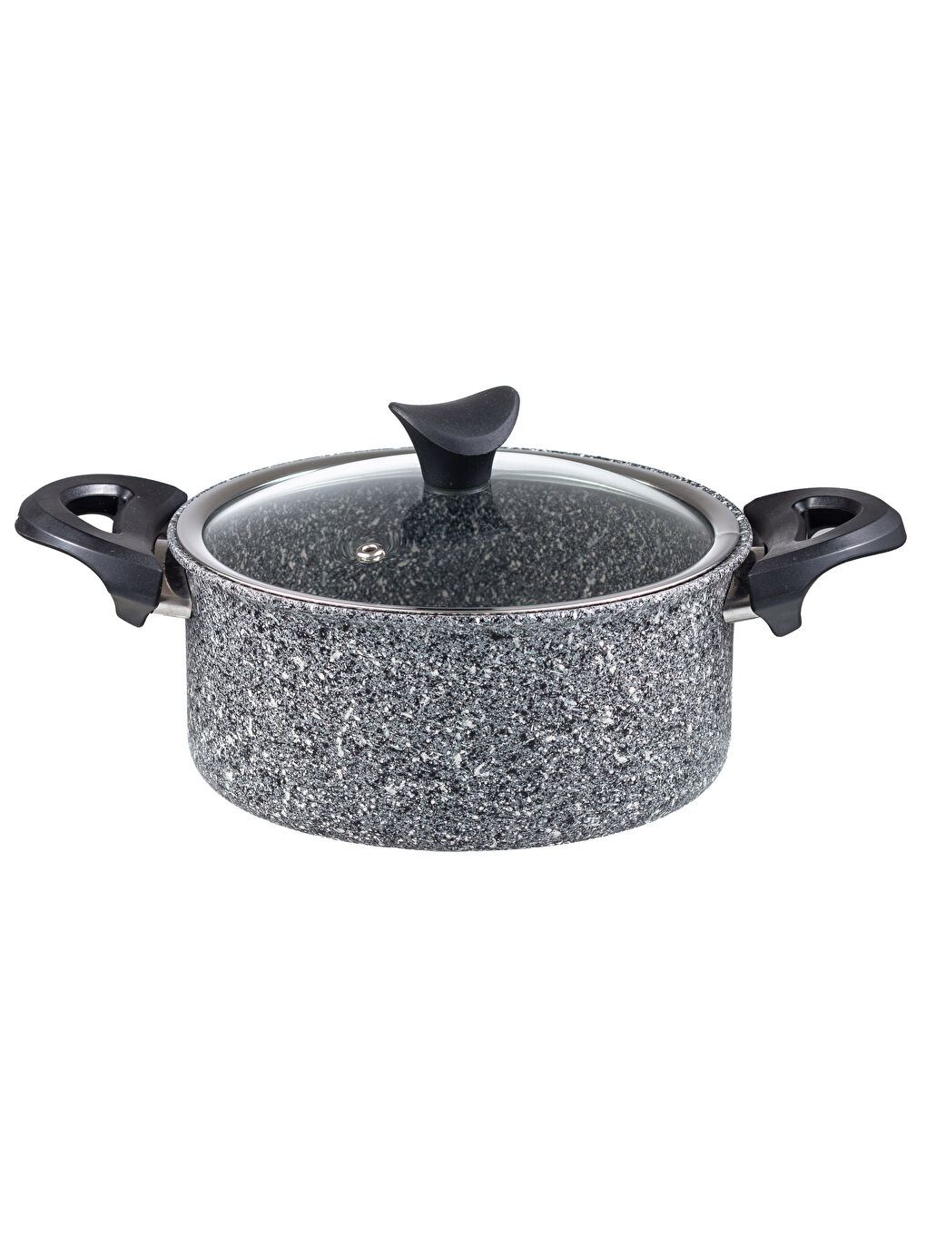 Ensemble poêle et casserole GRIS-1