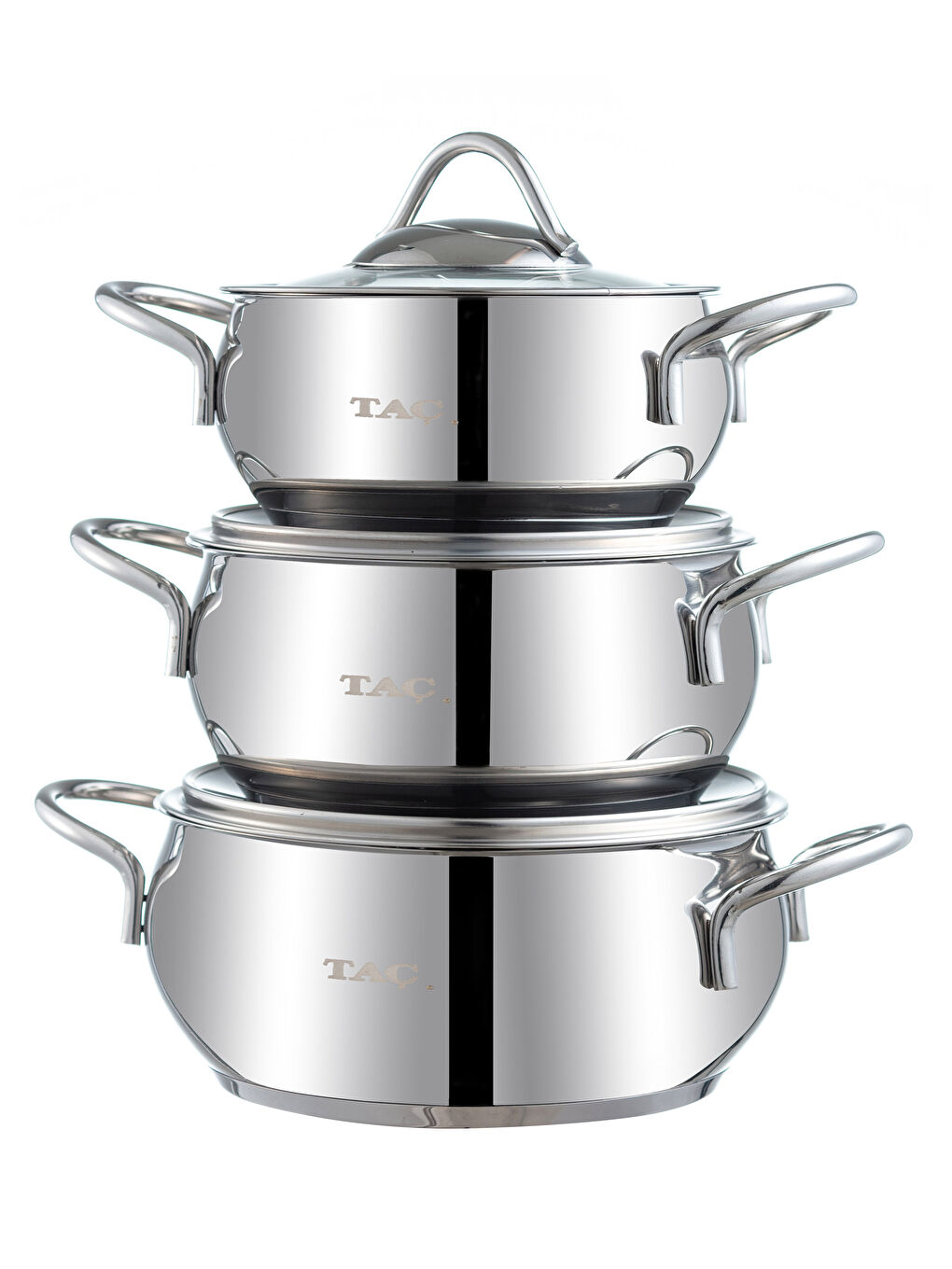 Ensemble poêle et casserole GRIS-1