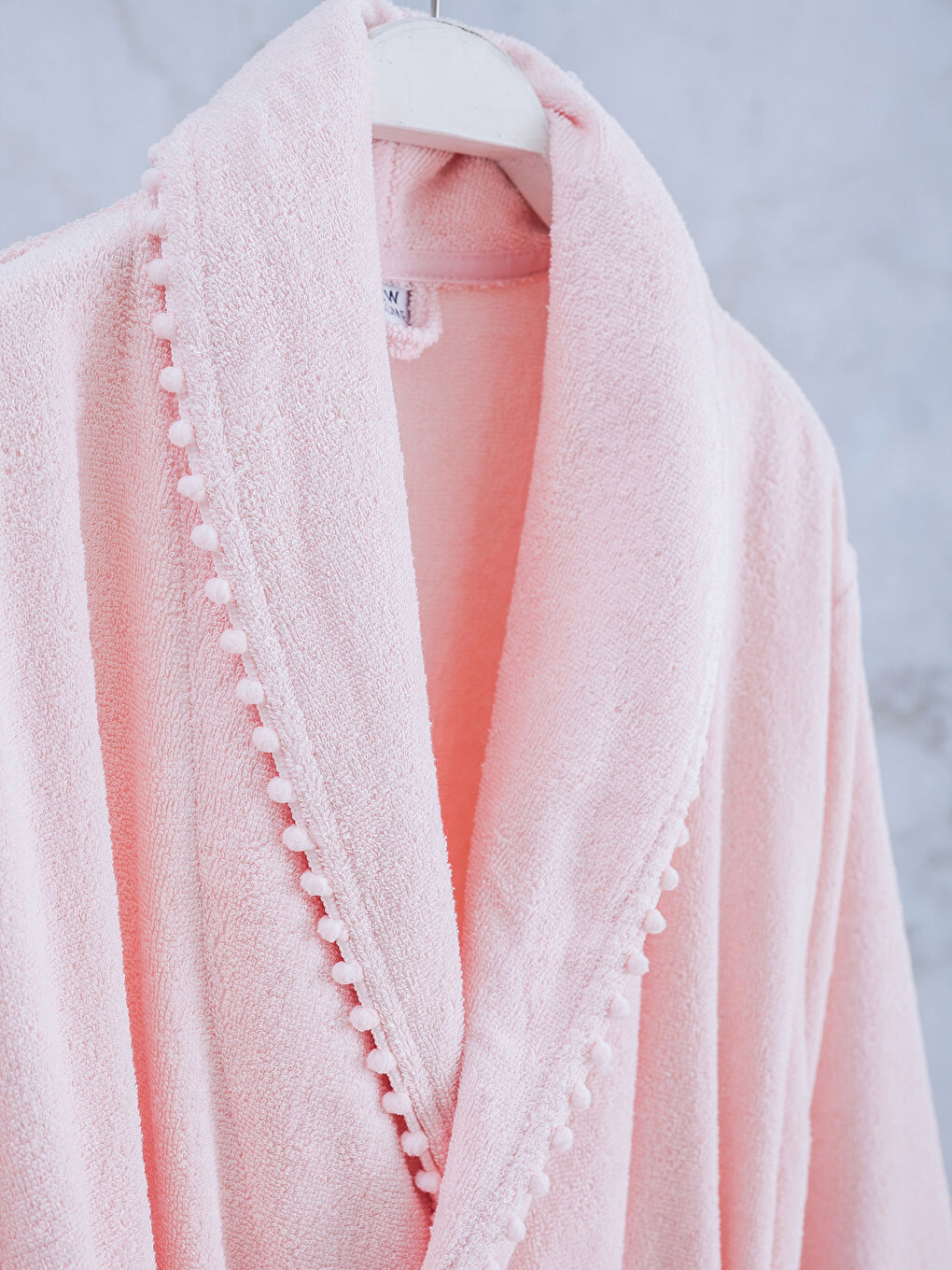 LCW HOME Unisex PINK Bathrobe -6KG542Z9-DRH
