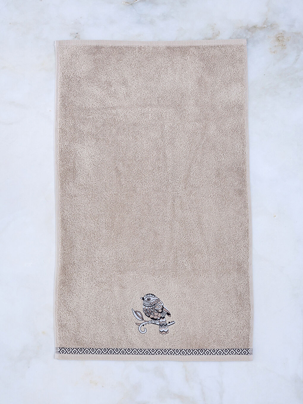 BEIGE Hand Towel-1