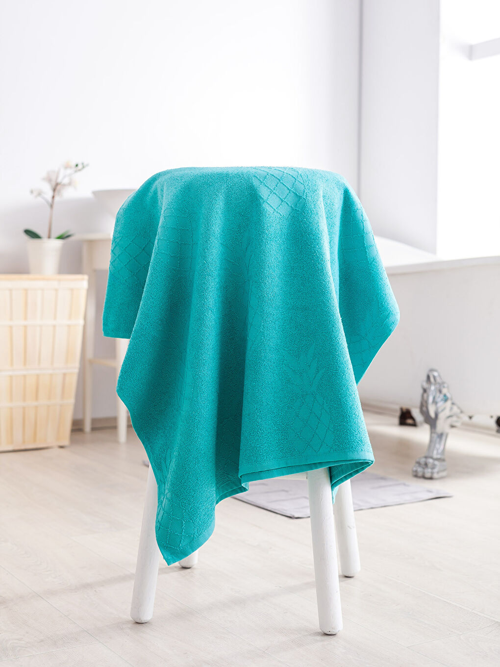 Turkuaz Suyeşili Banyo Havlusu