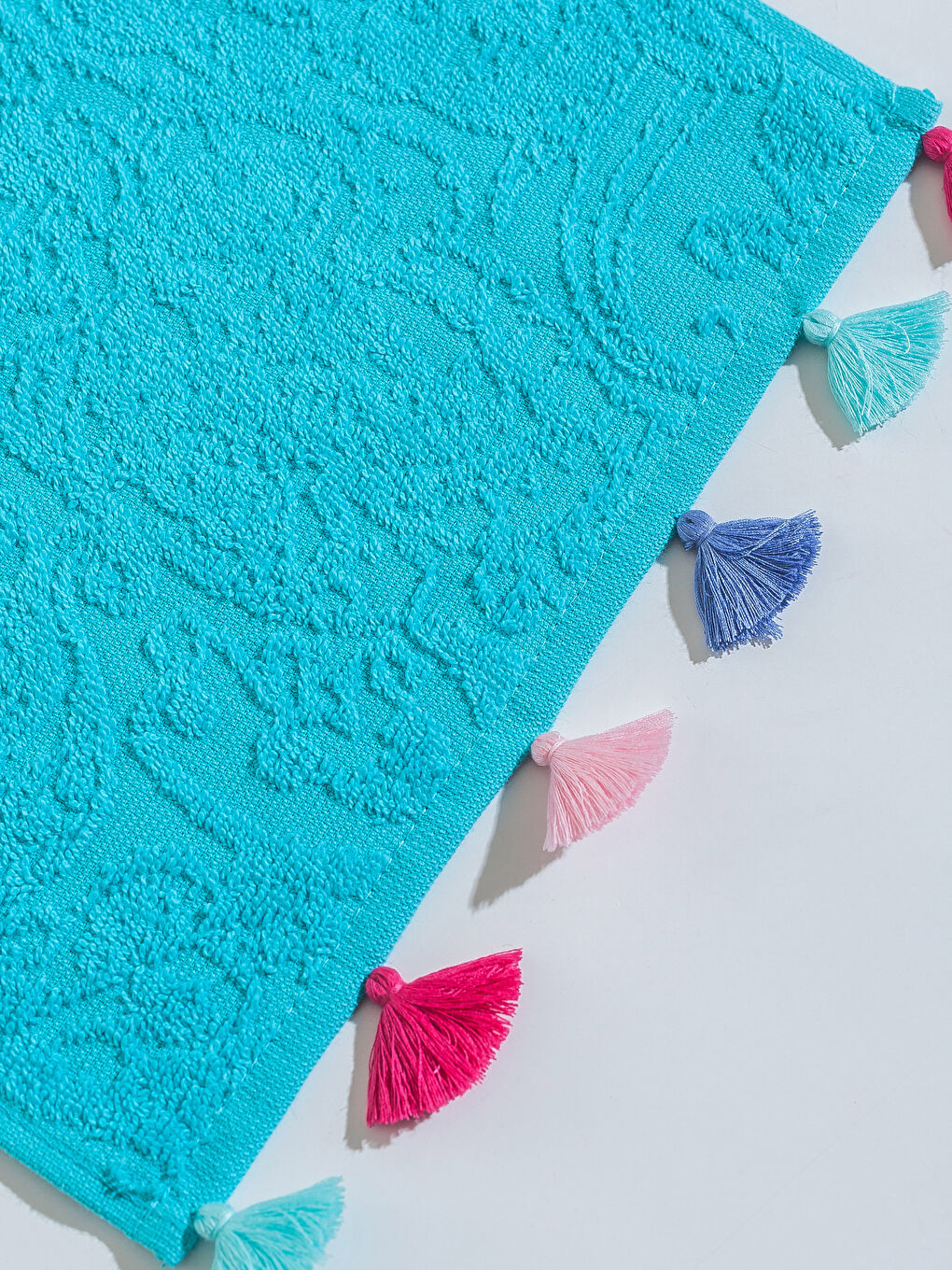 Serviette d'invité TURQUOISE-2