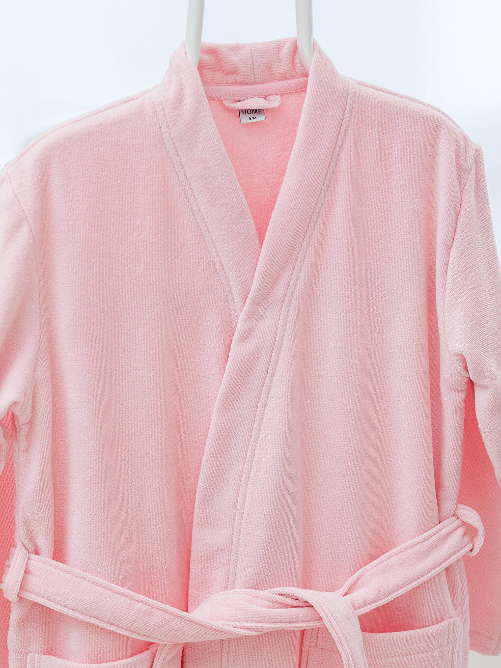 Açık Pembe Kadın Bornoz-1