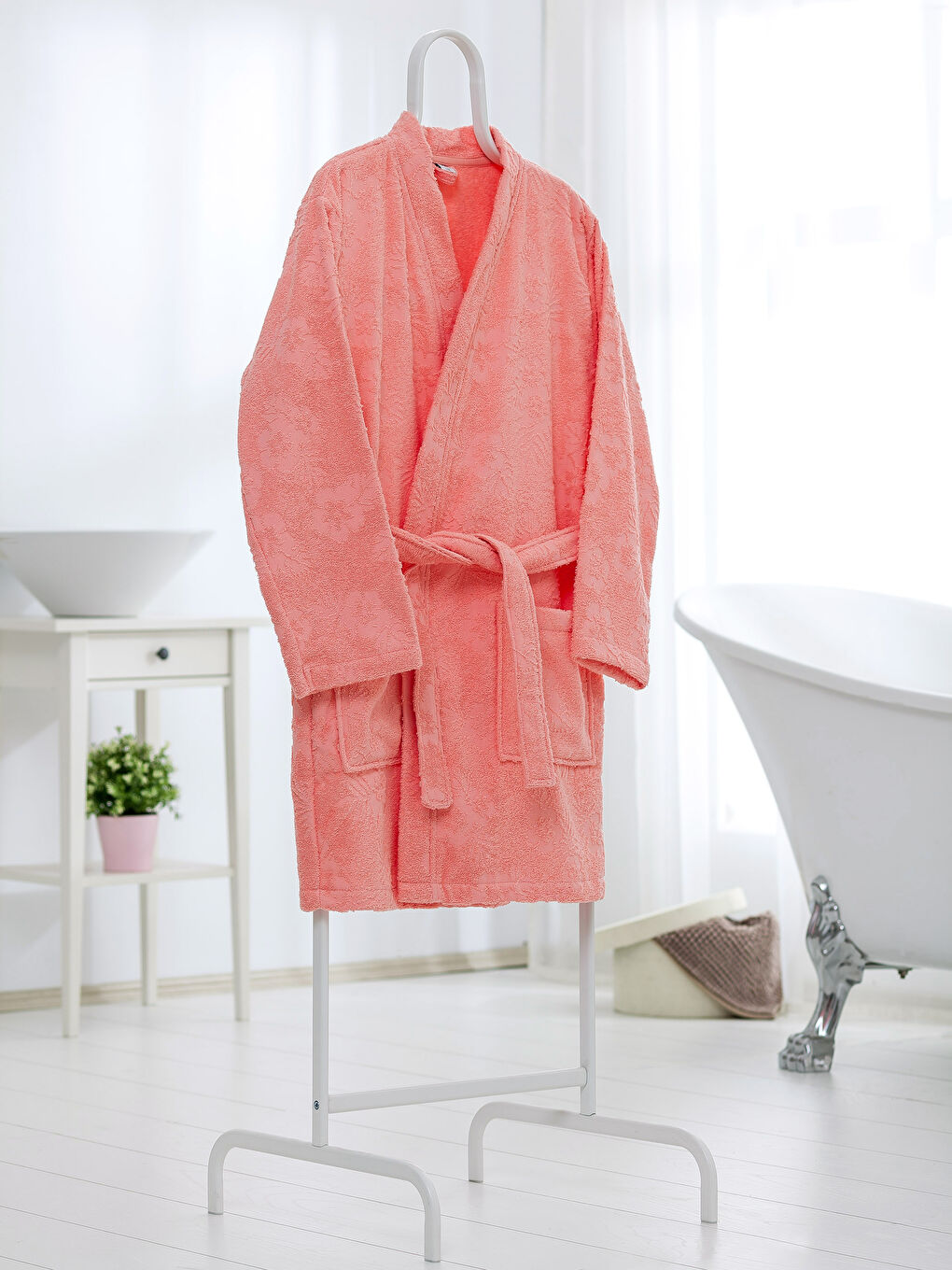 LCW HOME Woman ORANGE Bathrobe -7K5845Z8-705