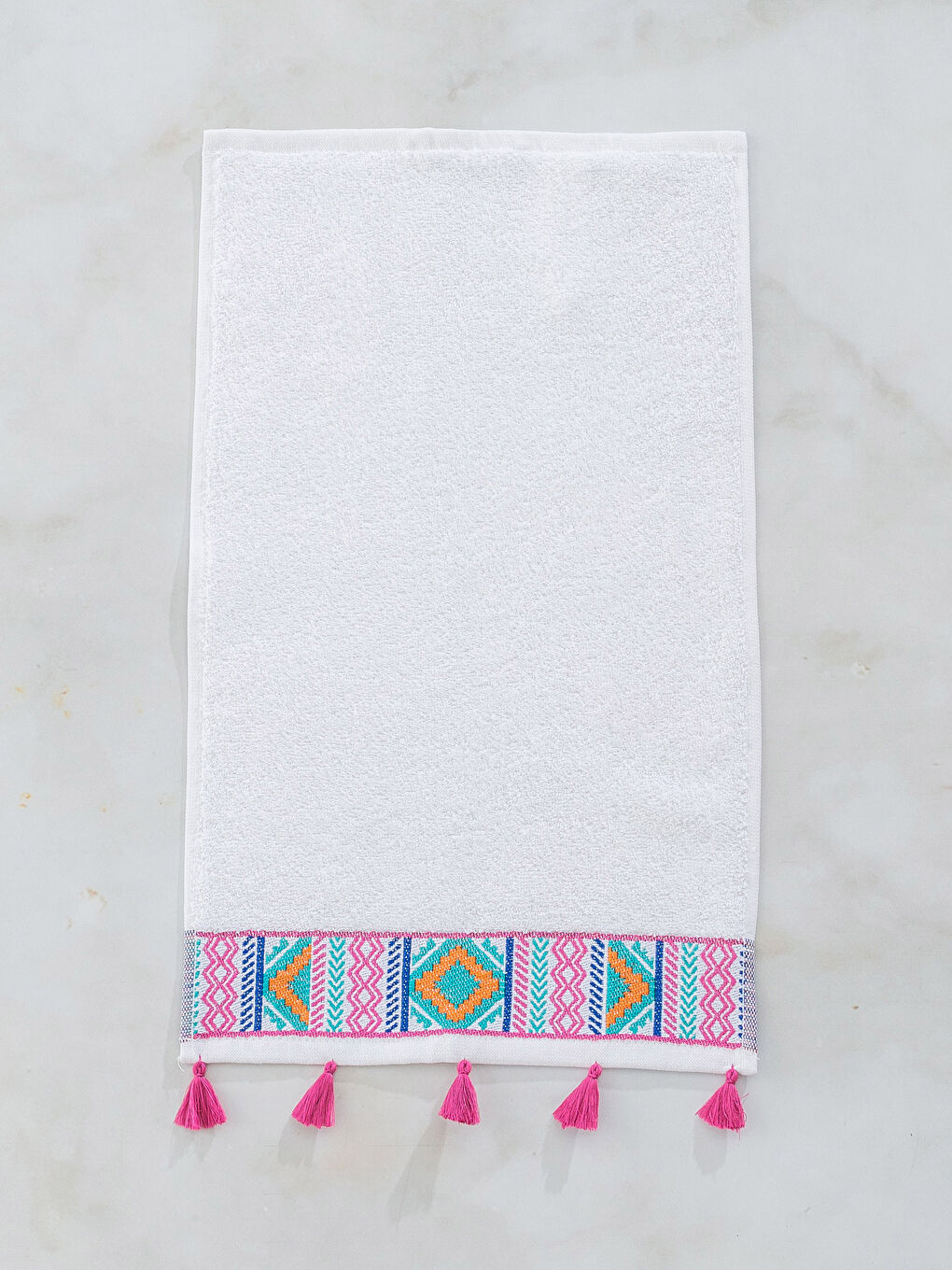 Serviette d'invité BLANC-1