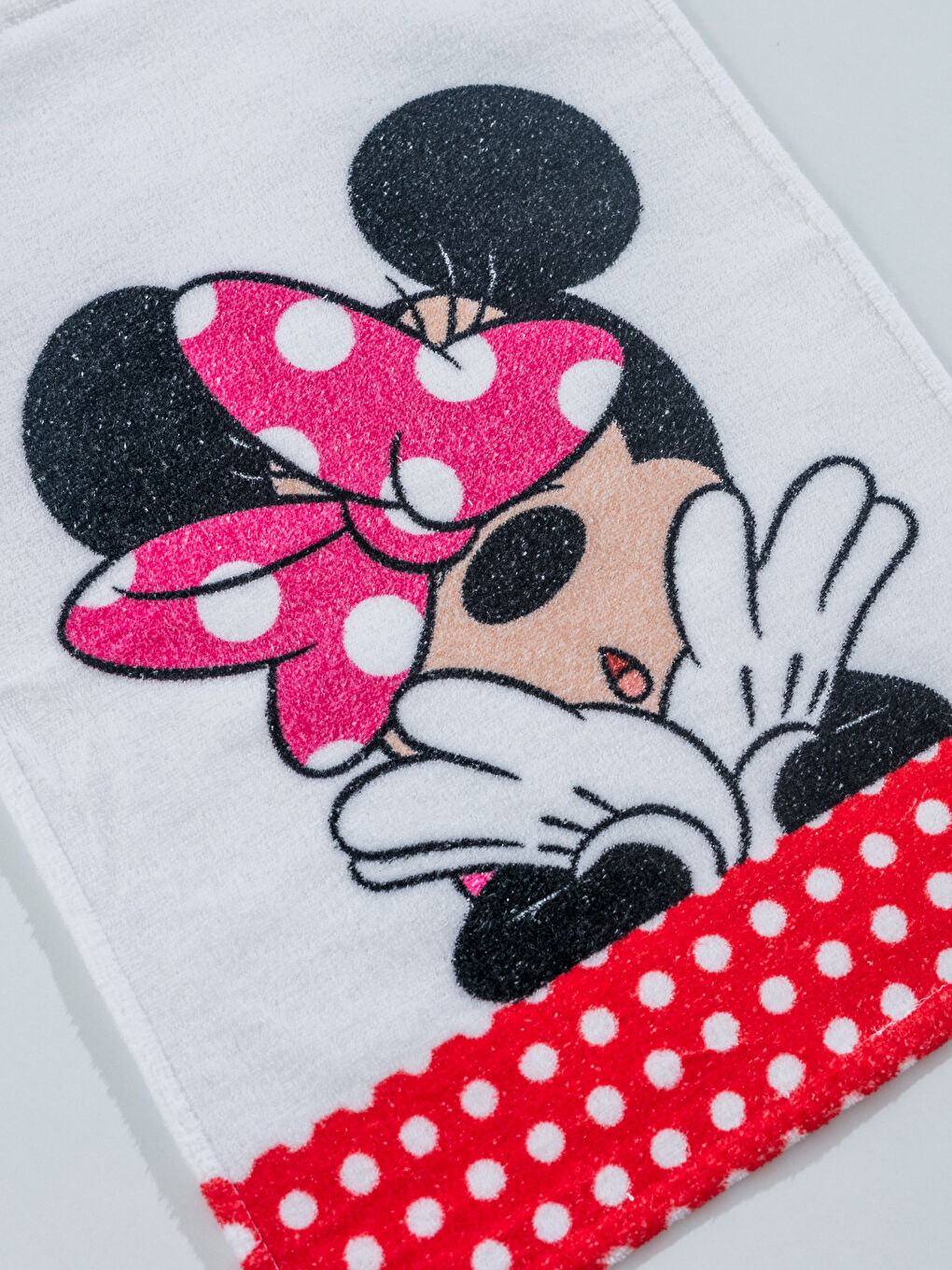 Kırmızı Baskılı El Havlusu-2