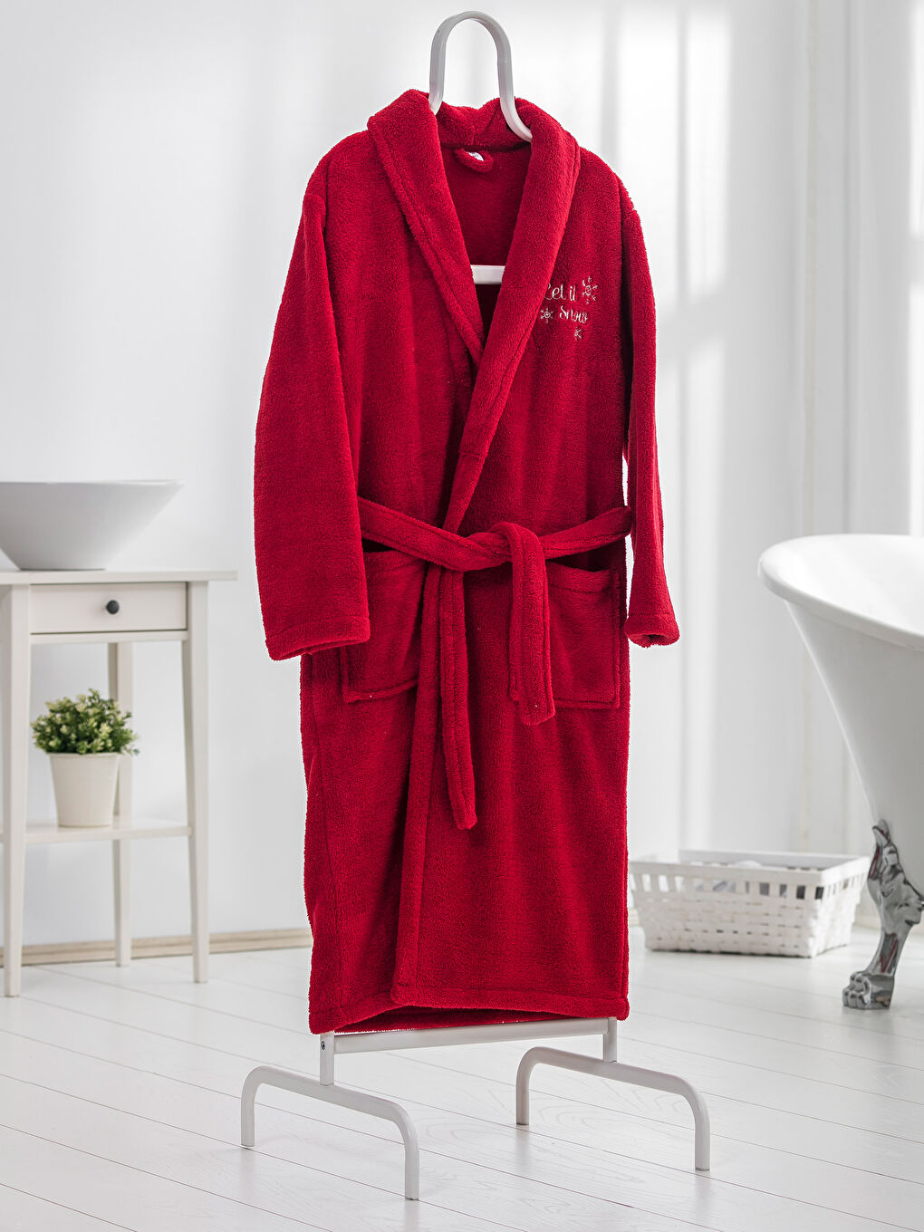 Peignoir femme ROUGE Femme