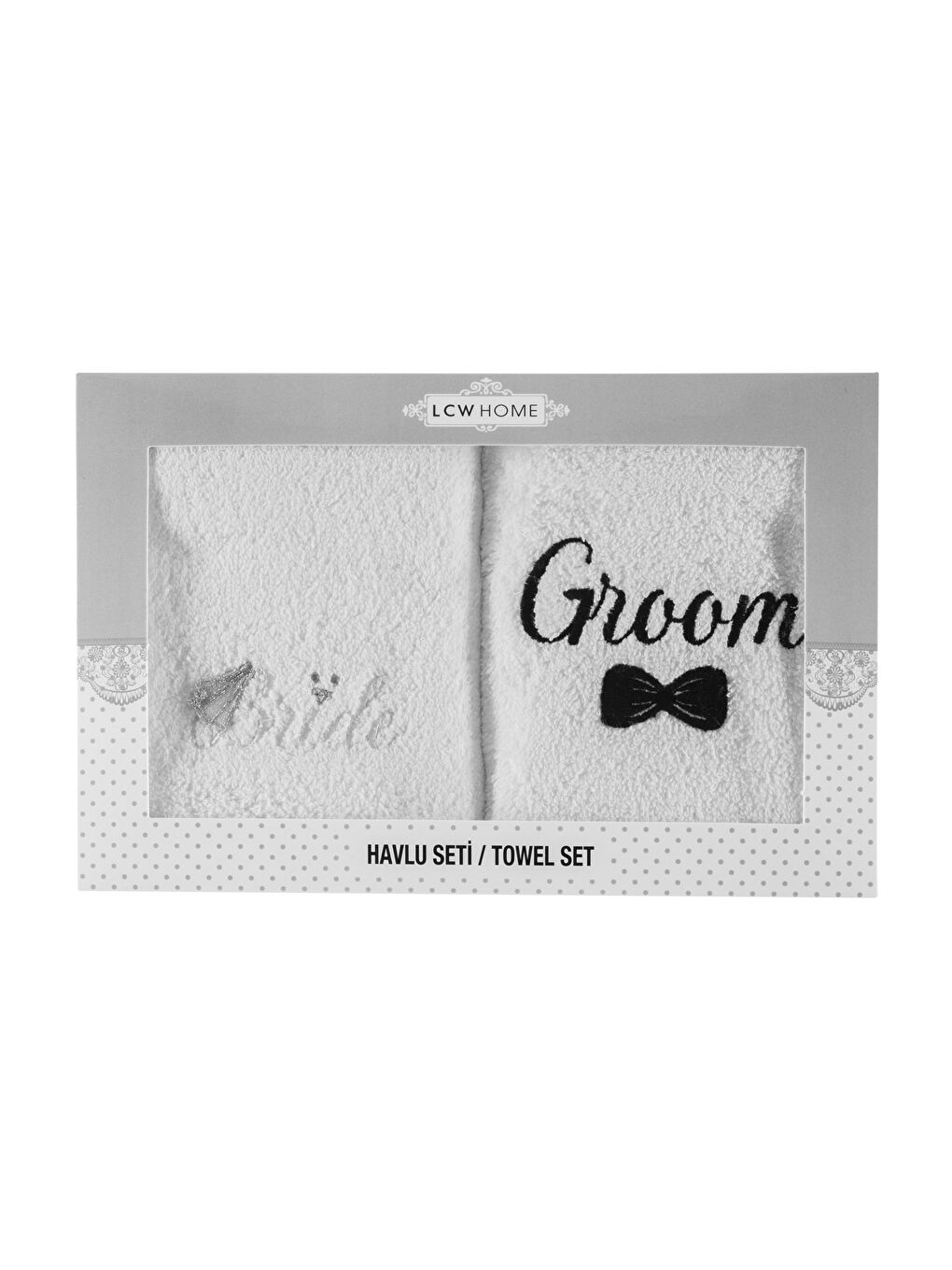 Serviette d'invité BLANC-3