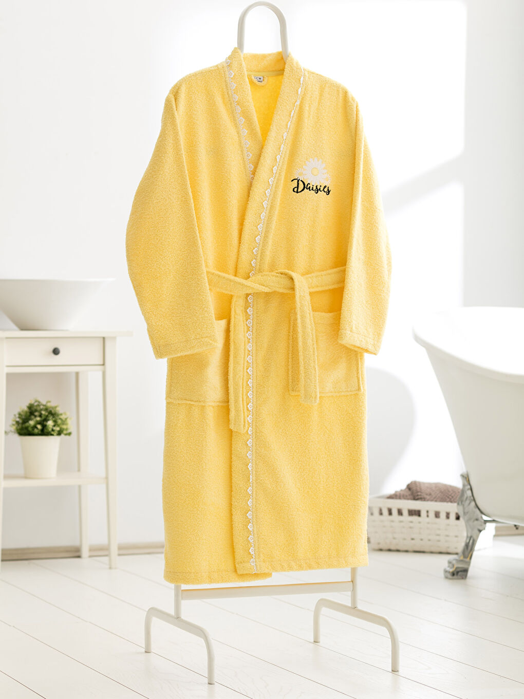 Peignoir femme JAUNE Femme-1