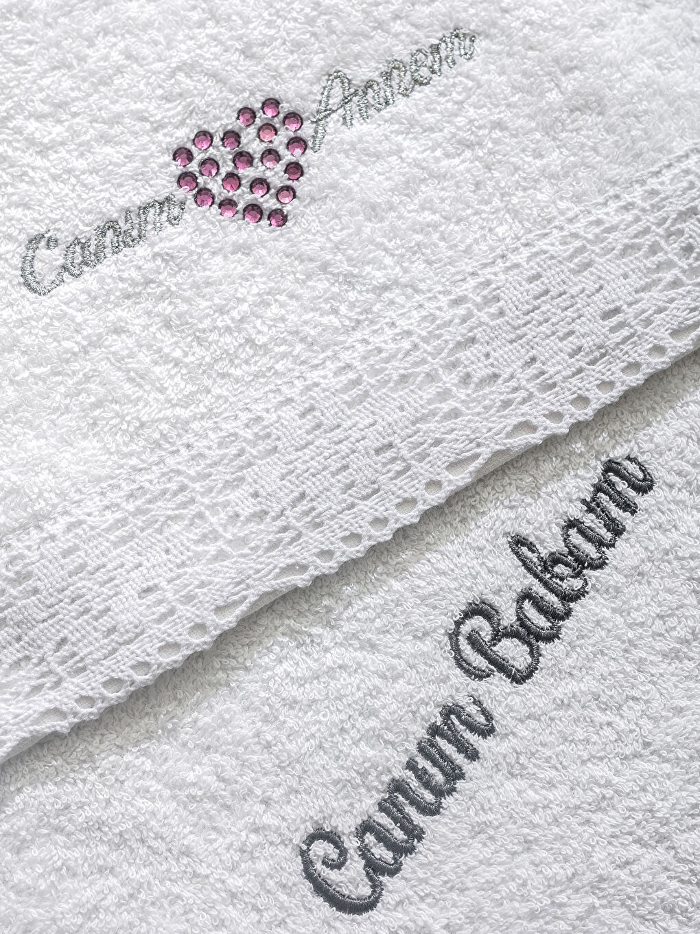 Serviette d'invité BLANC-3