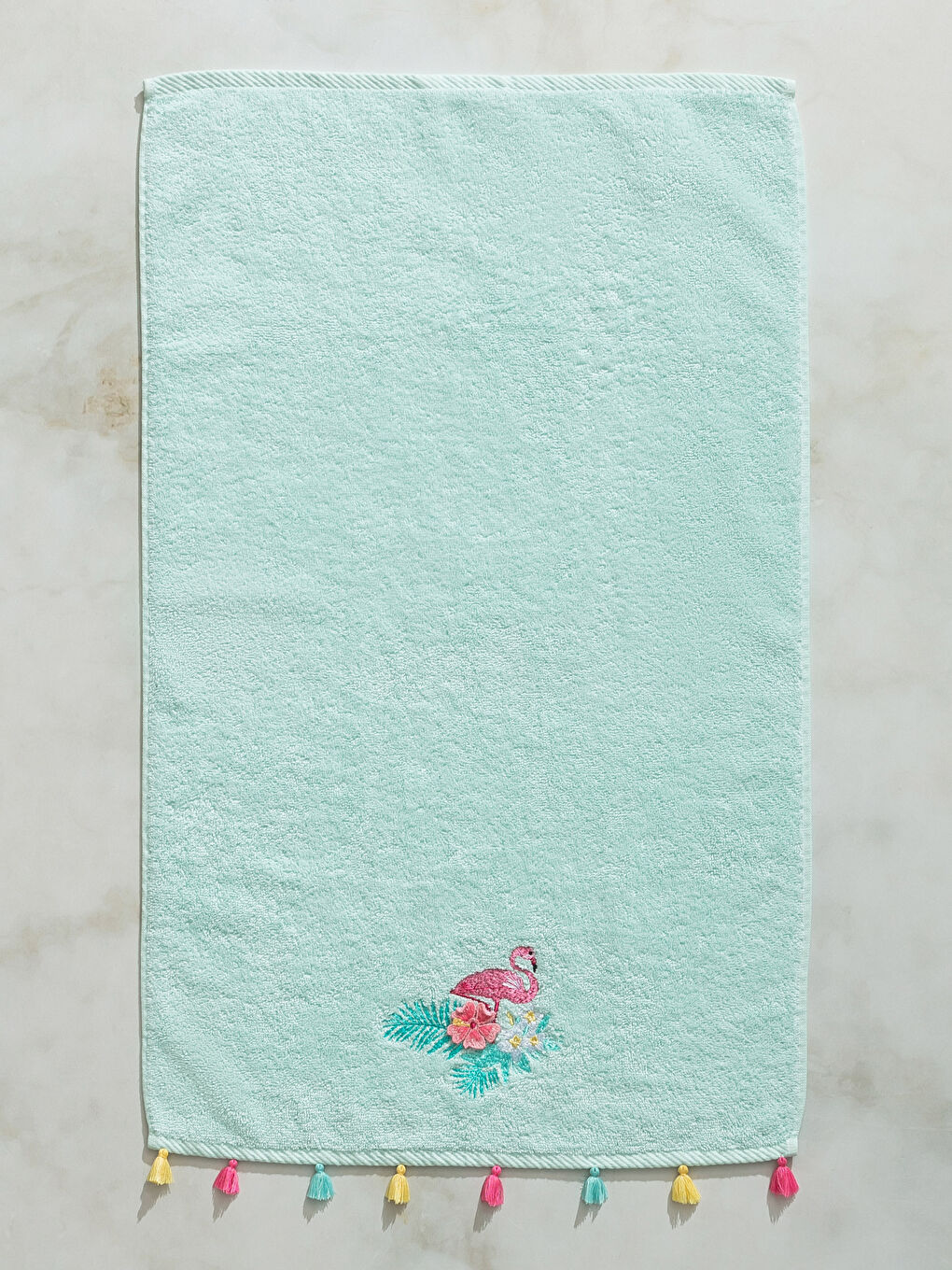 LCW HOME TURQUOISE Hand Towel -8SD762Z8-FTC