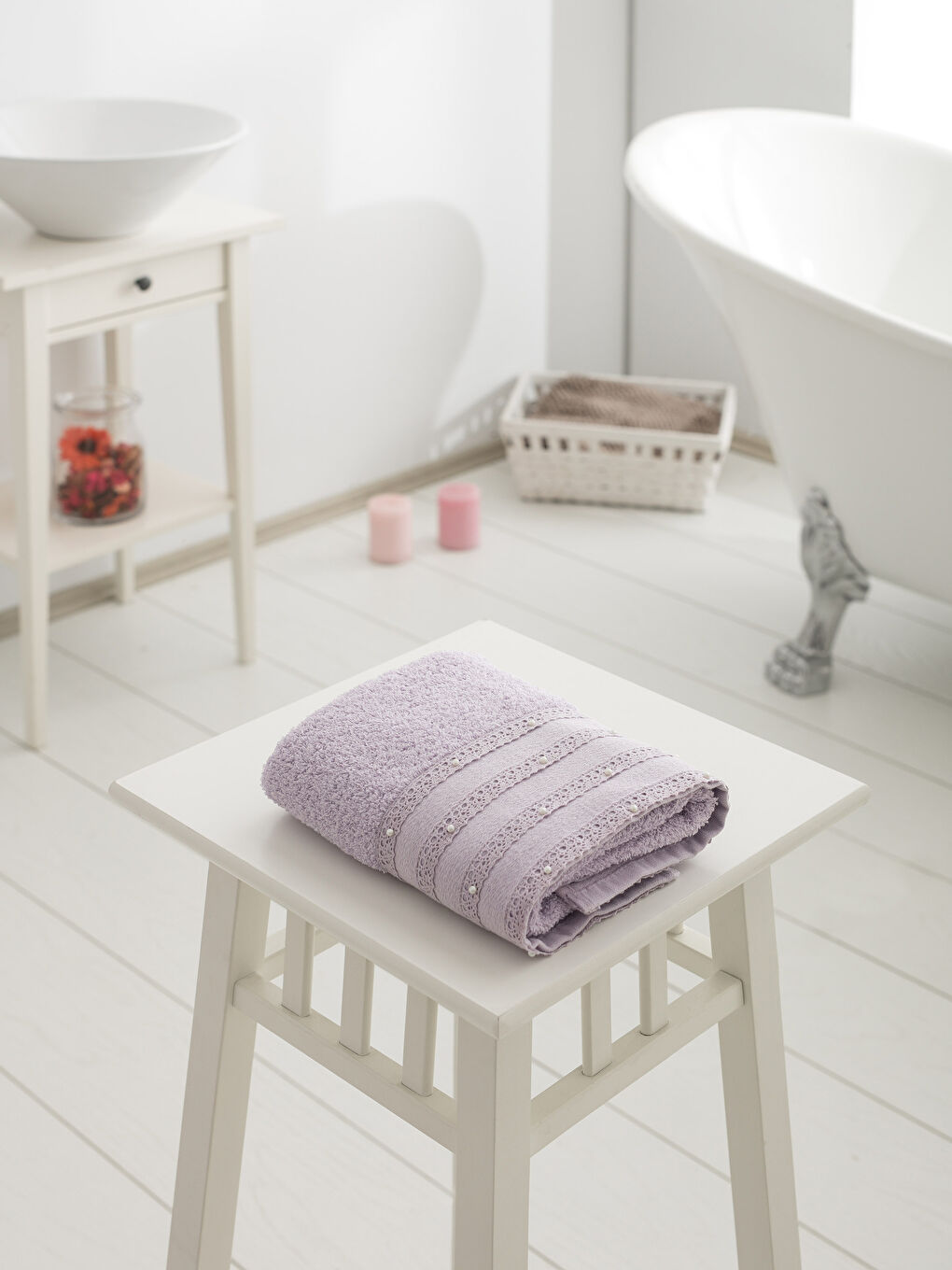 LCW HOME LILAC Hand Towel -8SL195Z8-G2N