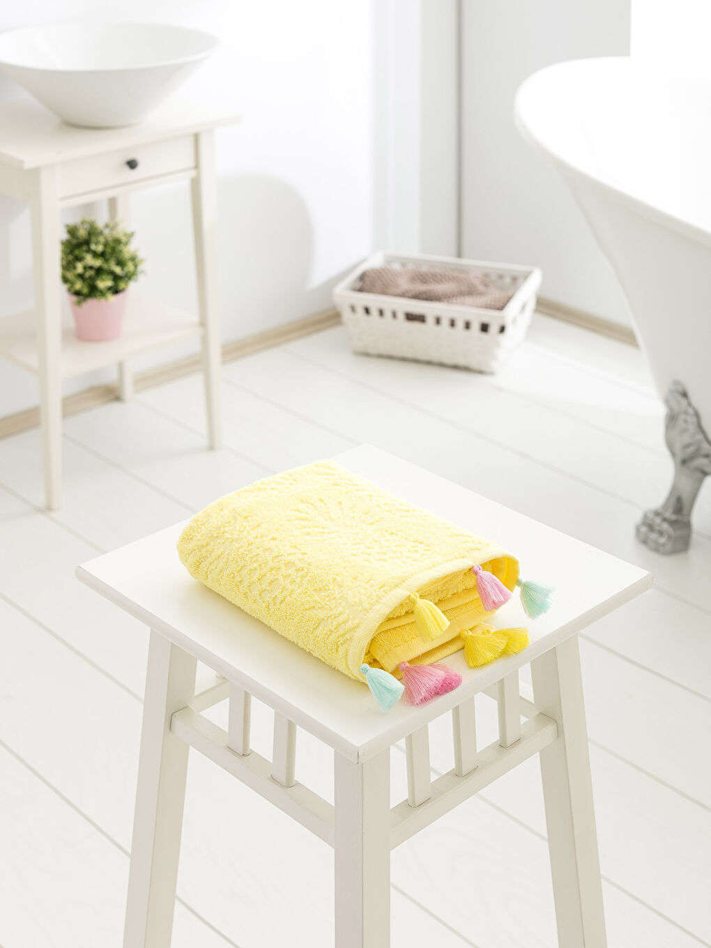 Serviette de toilette JAUNE