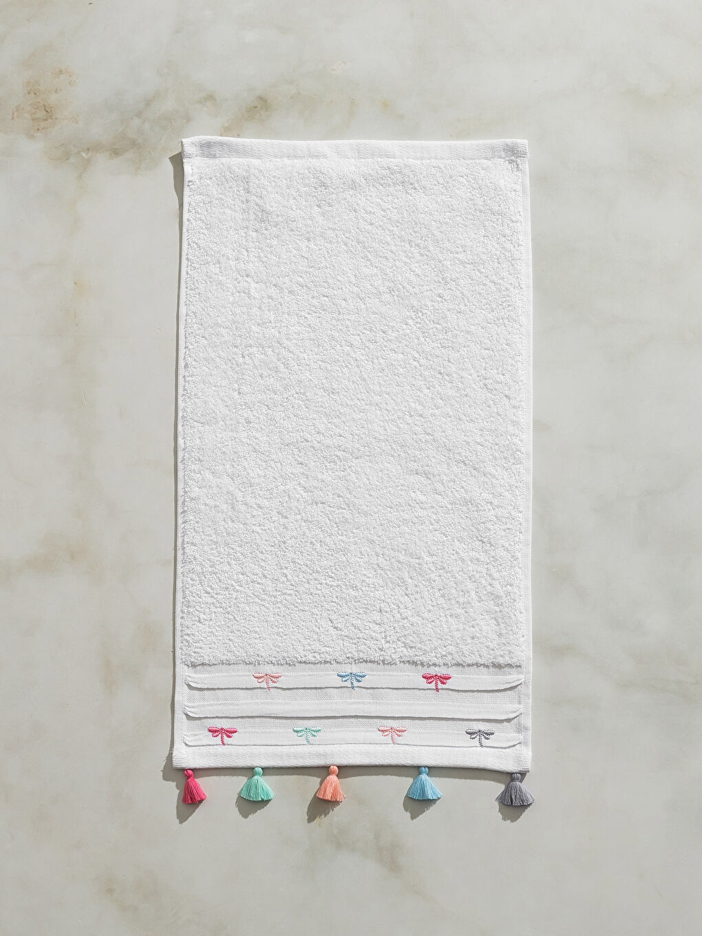 Serviette d'invité BLANC-1