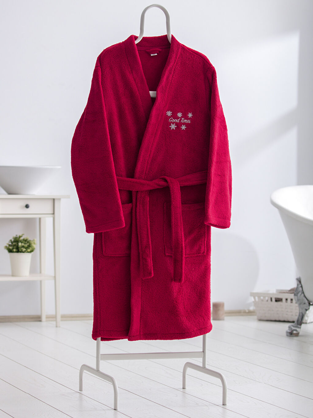 LCW HOME Frau ROT Bademantel -8WK244Z8-DBB