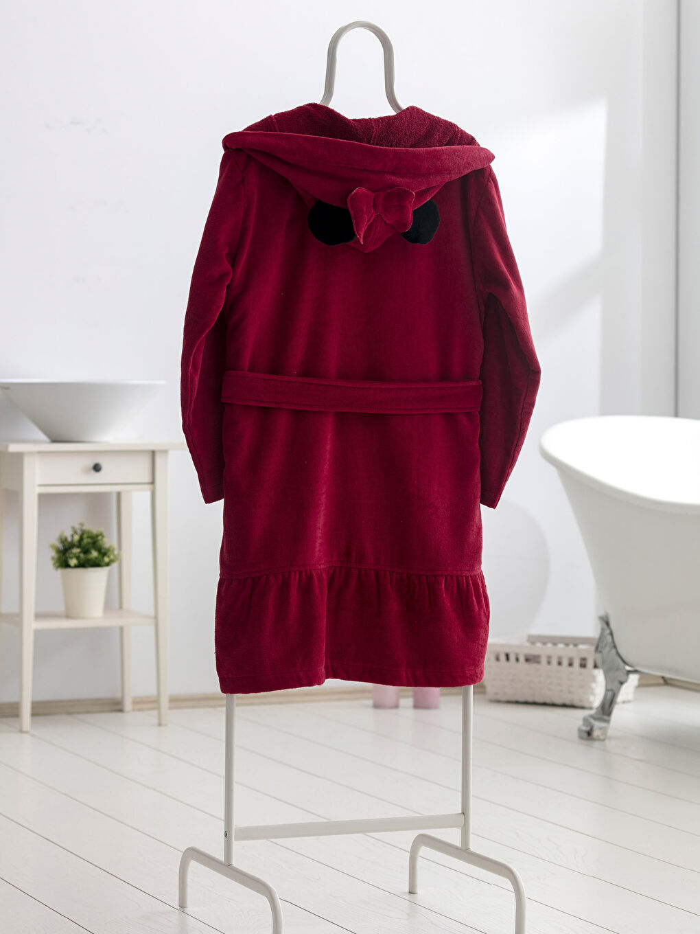 Woman RED Women's Bathrobe-1