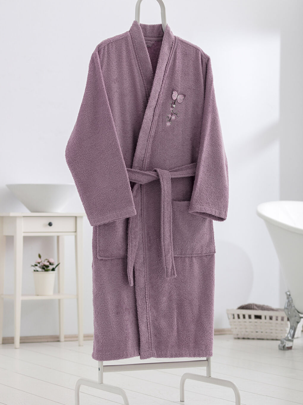 Woman PURPLE Women's Bathrobe