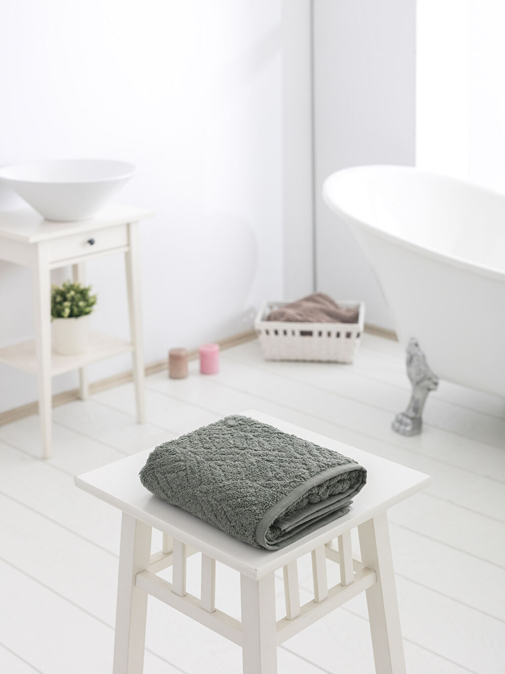 Serviette de toilette KAKI