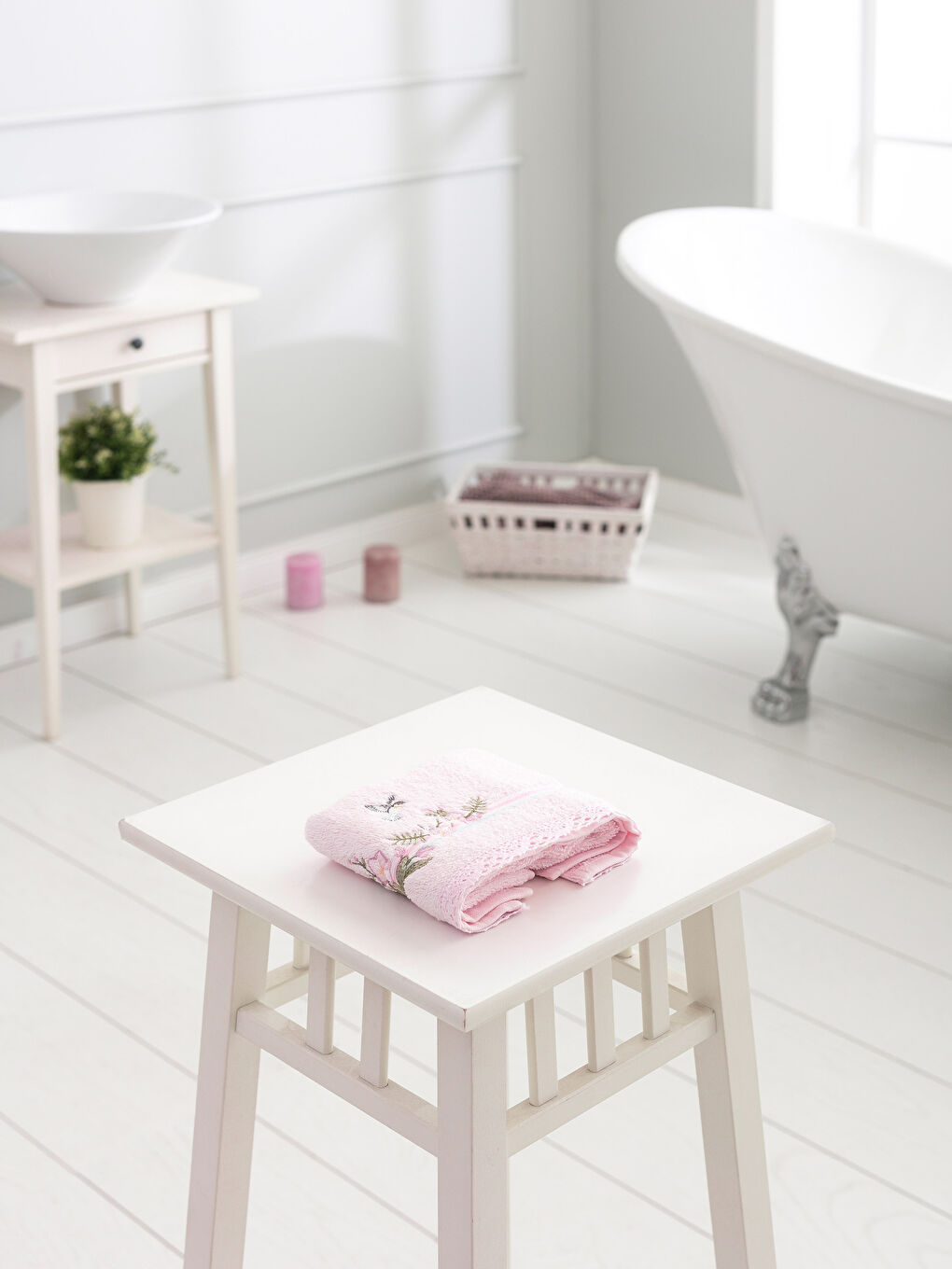 Açık Pembe El Havlusu