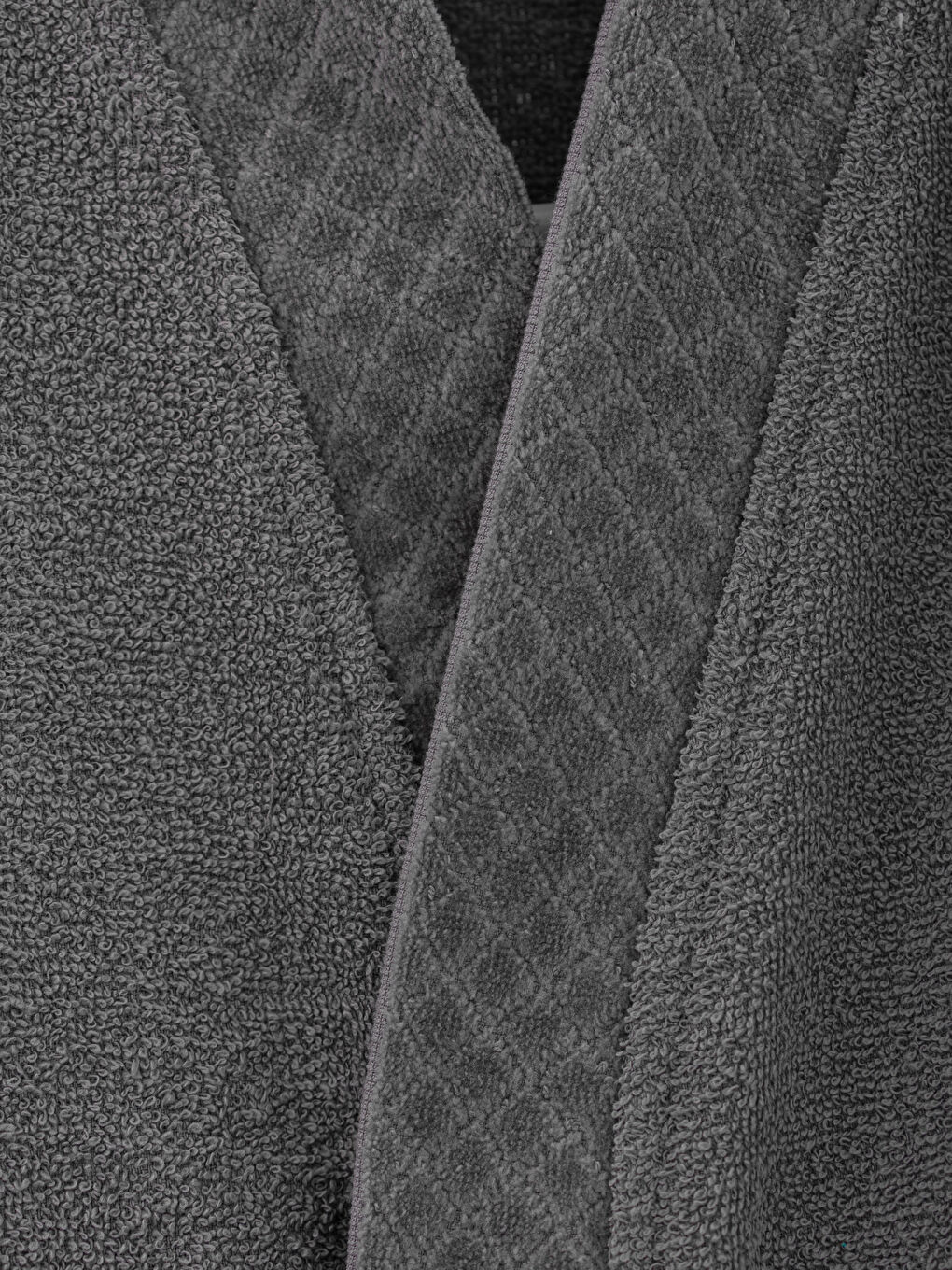 მამაკაცები რუხი მამაკაცის ხალათი-1