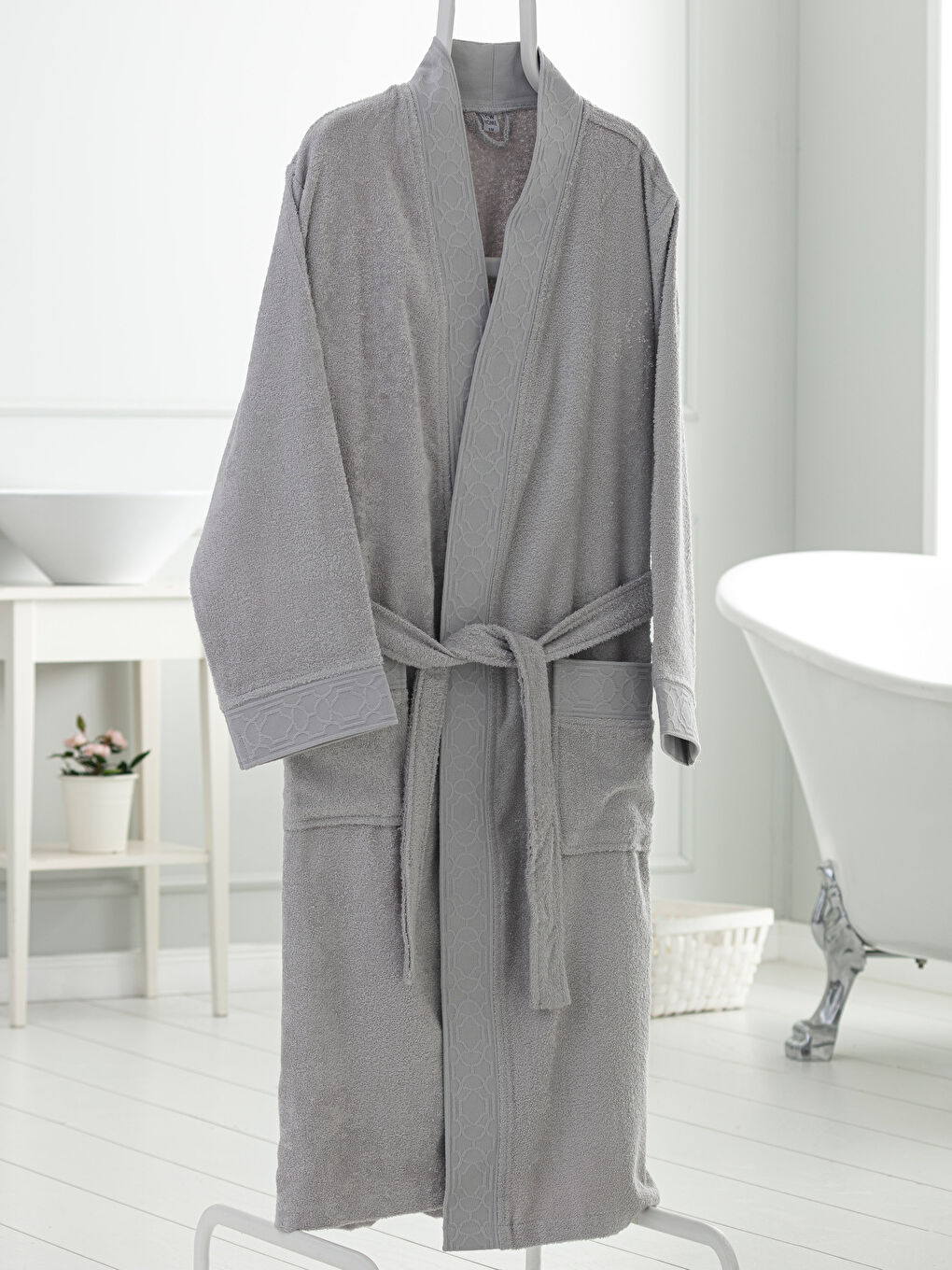 Peignoir femme GRIS Femme