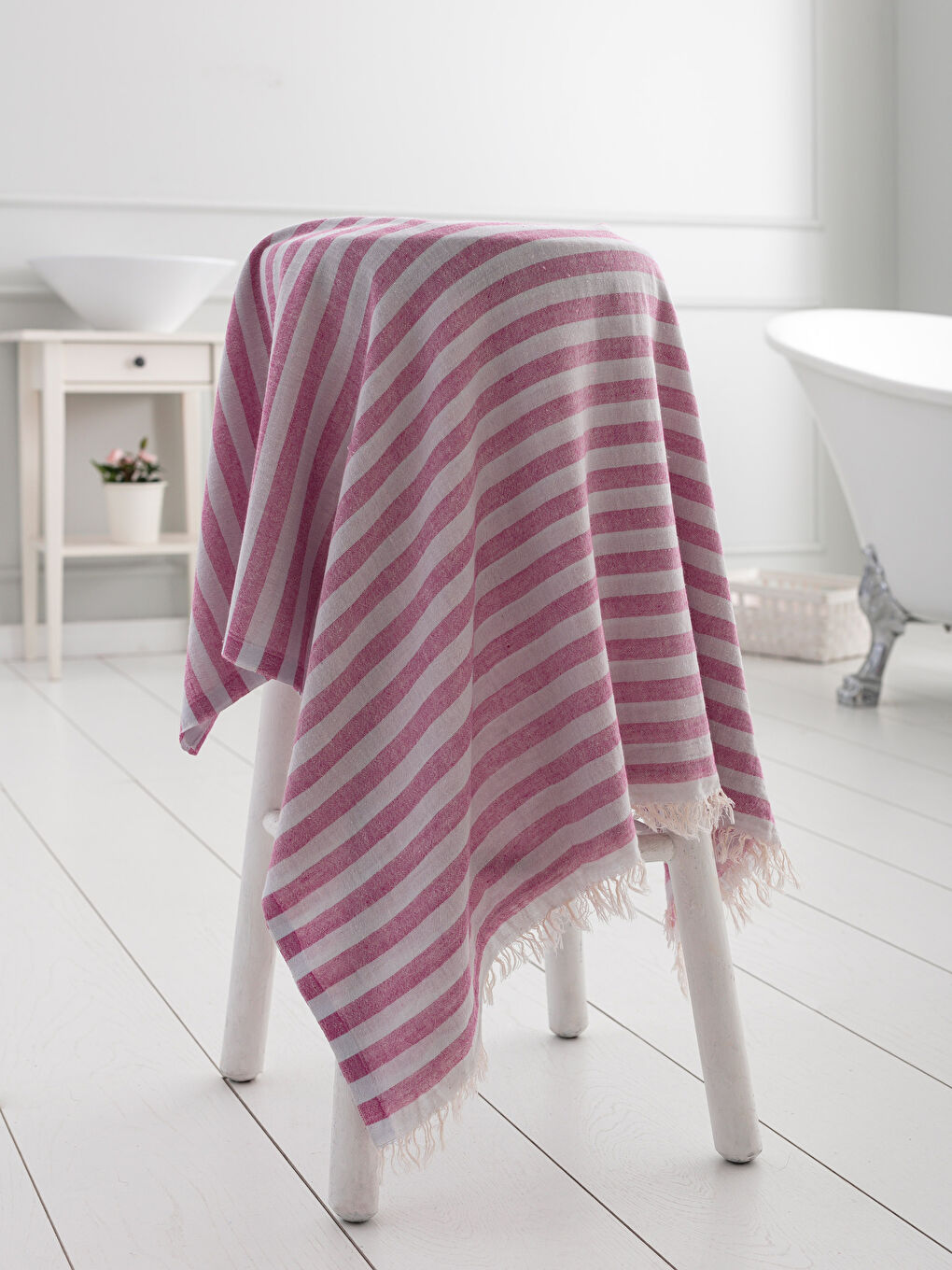 Pembe Koral Banyo Havlusu