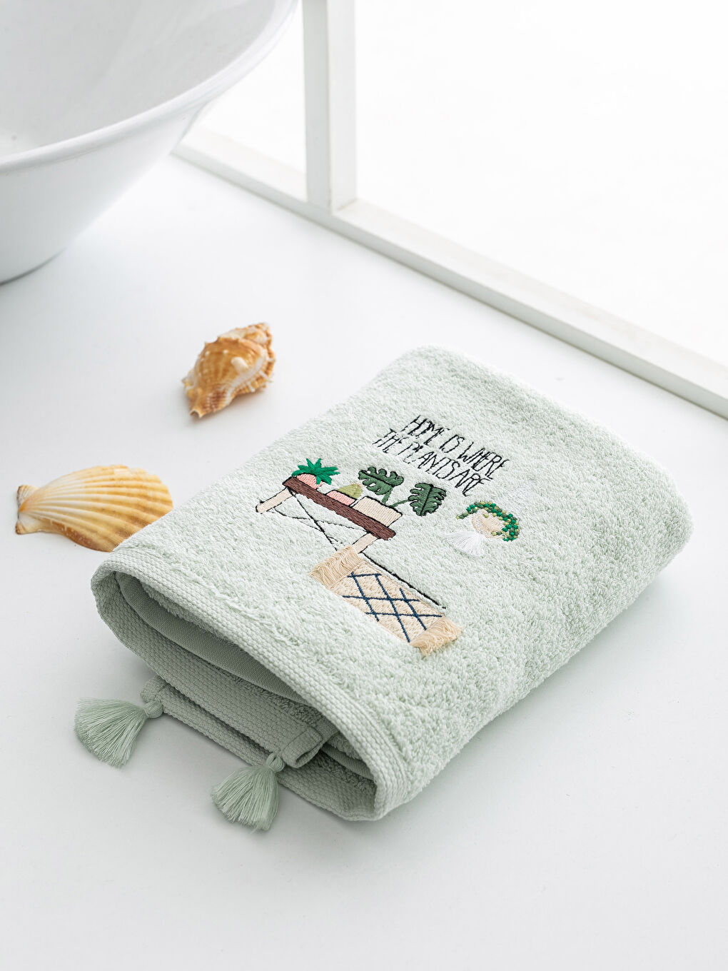 Serviette de toilette VERT