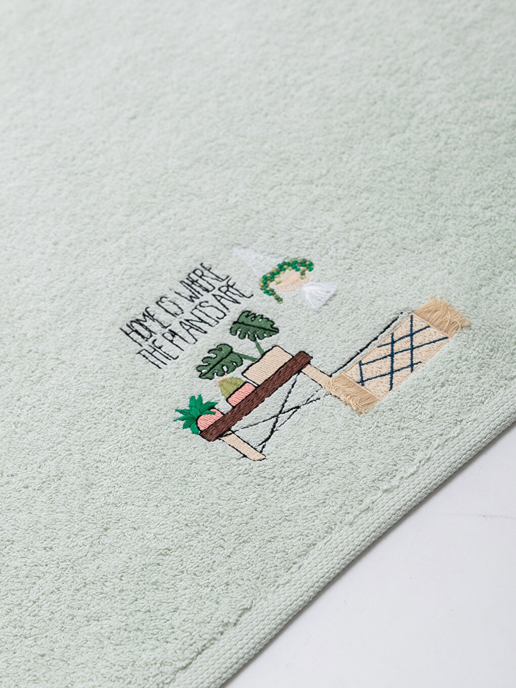 Serviette de toilette VERT-2