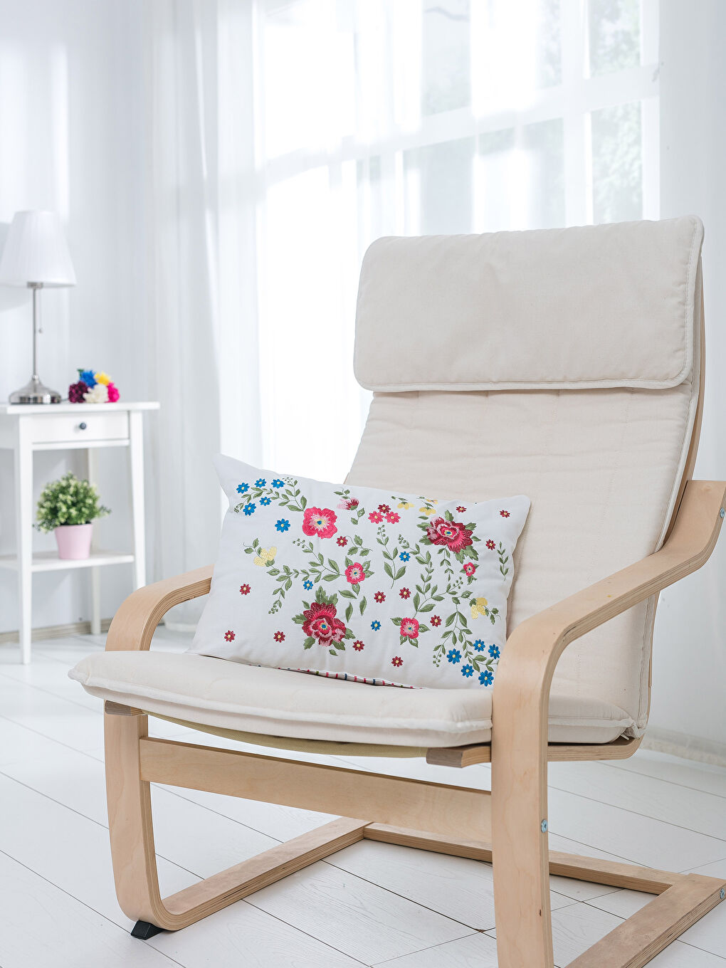 Karışık Baskılı Kırlent