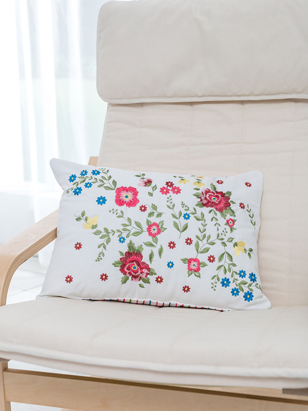 Karışık Baskılı Kırlent-3