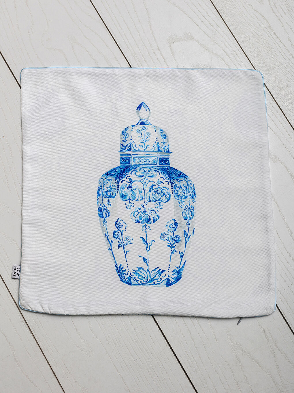 Mavi Baskılı Kırlent-3