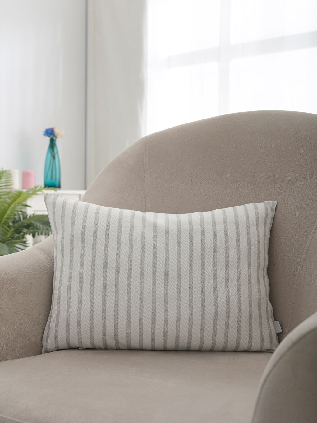 Yeşil Baskılı Kırlent-1