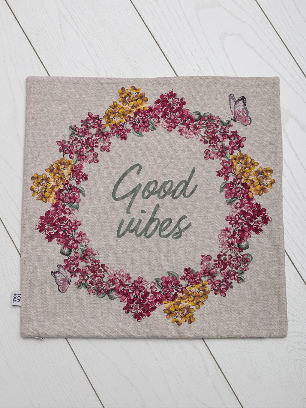 Karışık Baskılı Kırlent Kılıfı-2