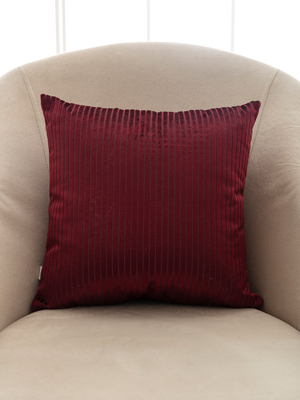 Bordo Dolgulu Kırlent-1