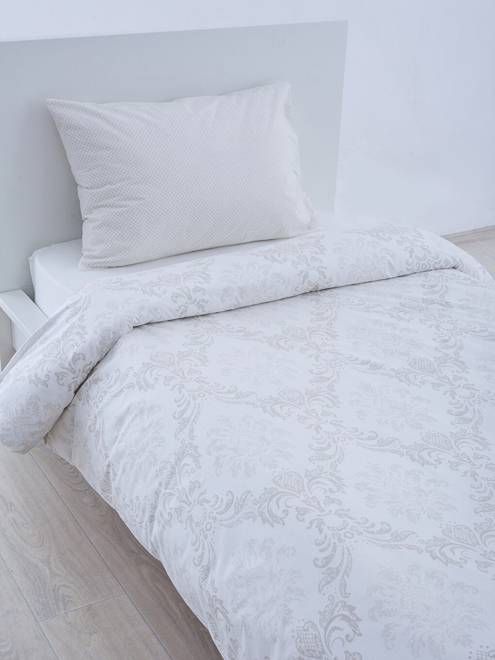 BEIGE Einzelbett-Bettbezug-Set