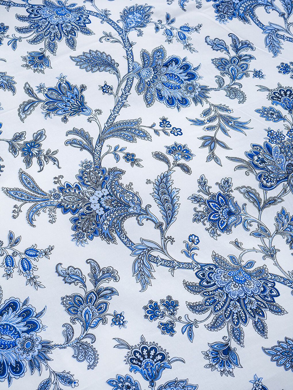 Mavi Baskılı Çift Kişilik Nevresim Seti-3