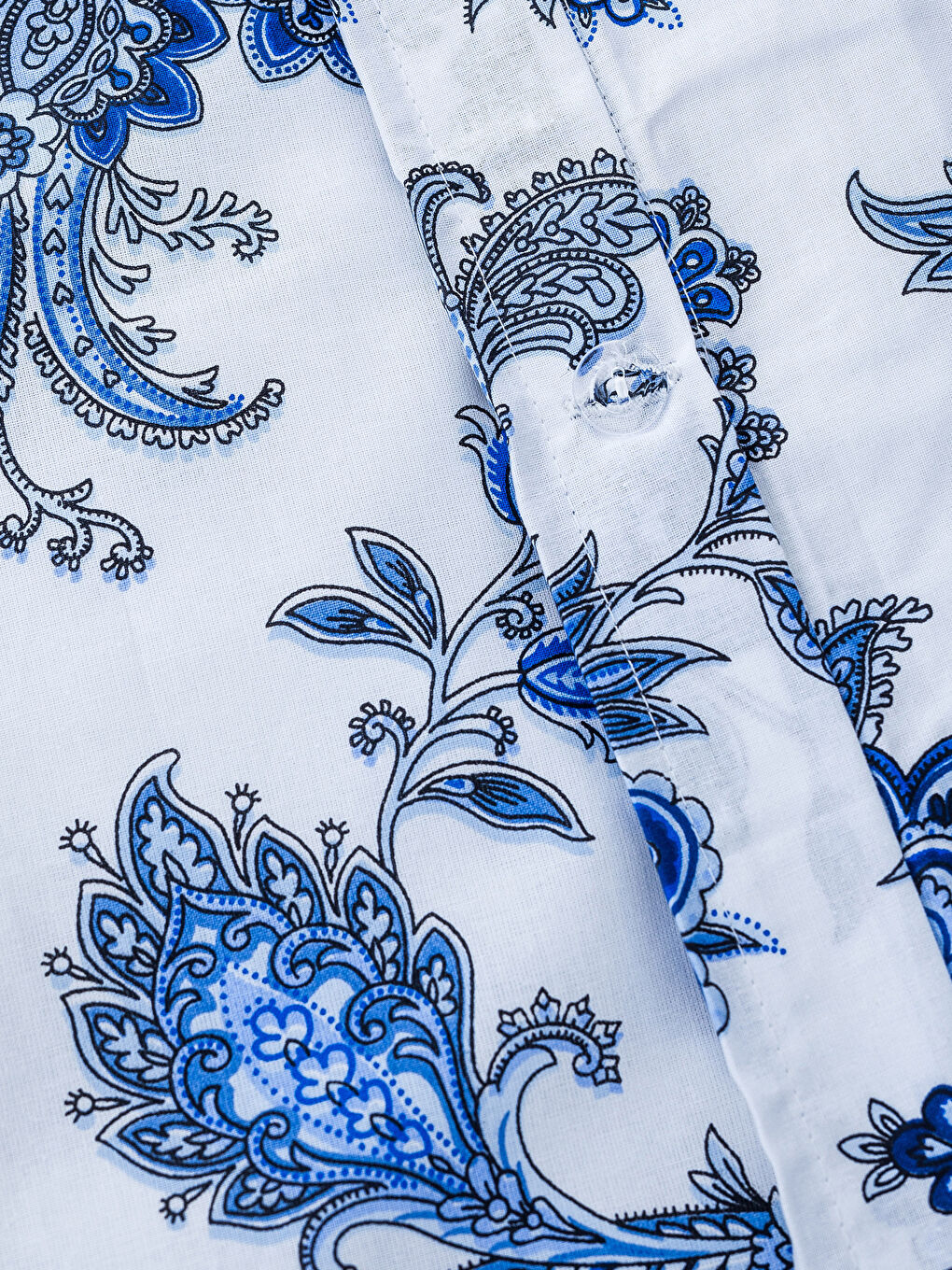 Mavi Baskılı Tek Kişilik Nevresim Seti-2