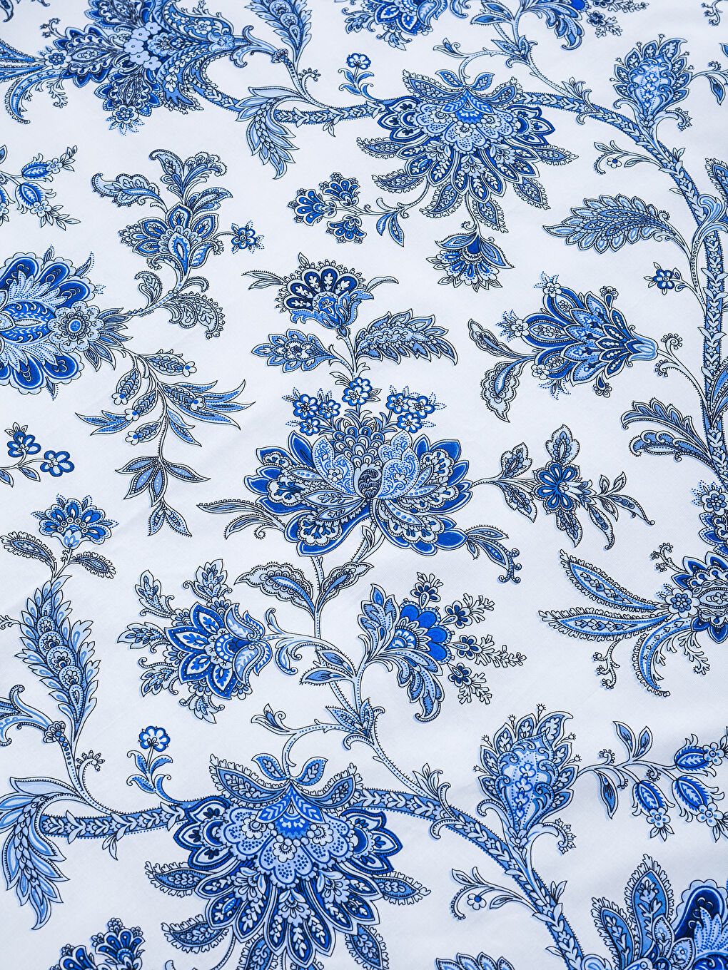 Mavi Baskılı Tek Kişilik Nevresim Seti-3