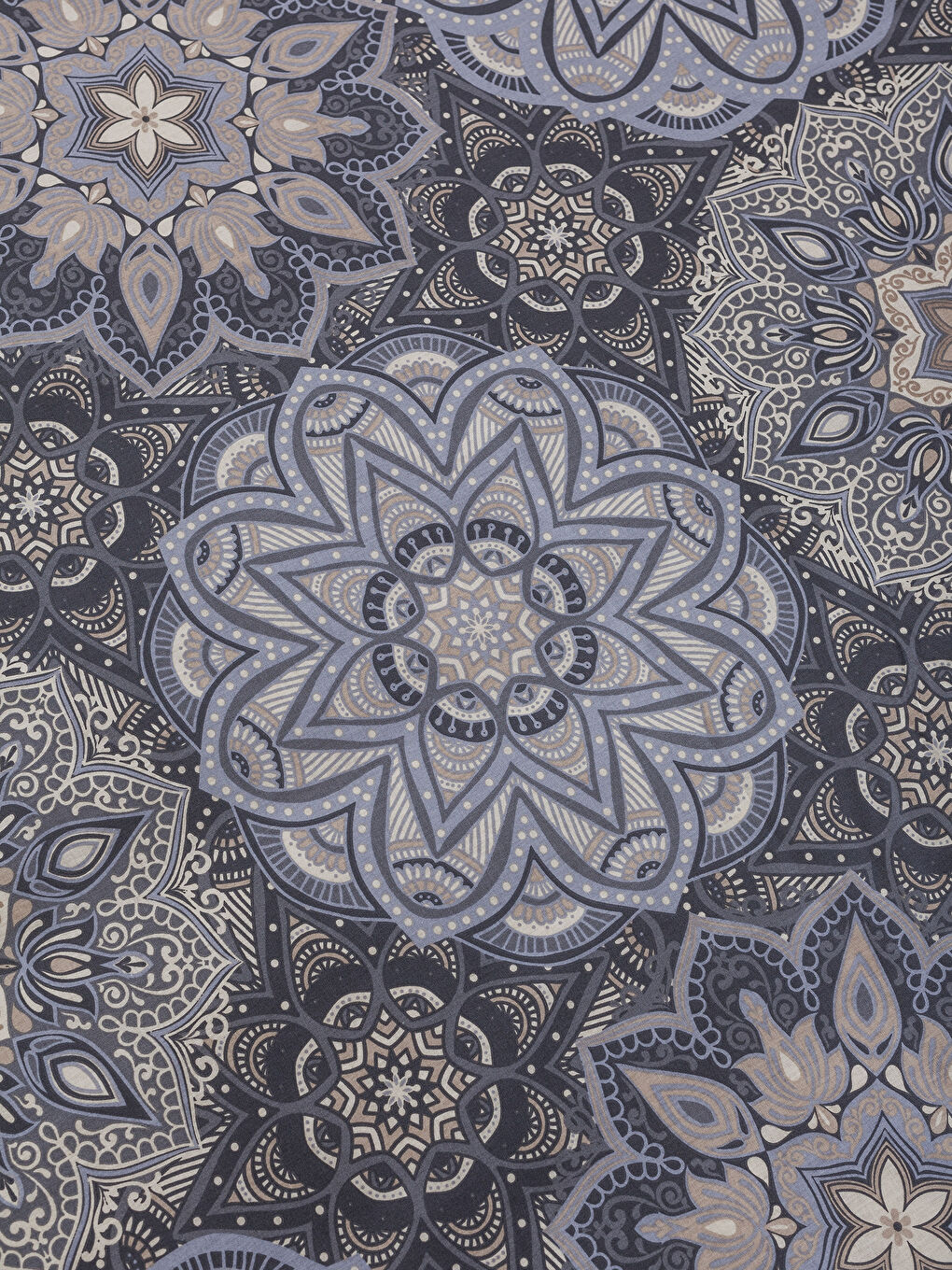 Bej Baskılı Tek Kişilik Nevresim Seti-3