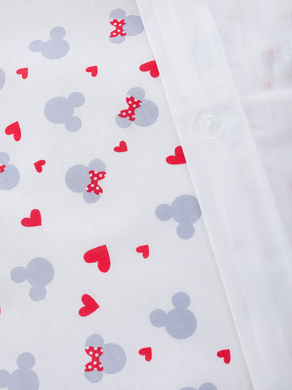 Kırmızı Baskılı Çift Kişilik Nevresim Seti-4