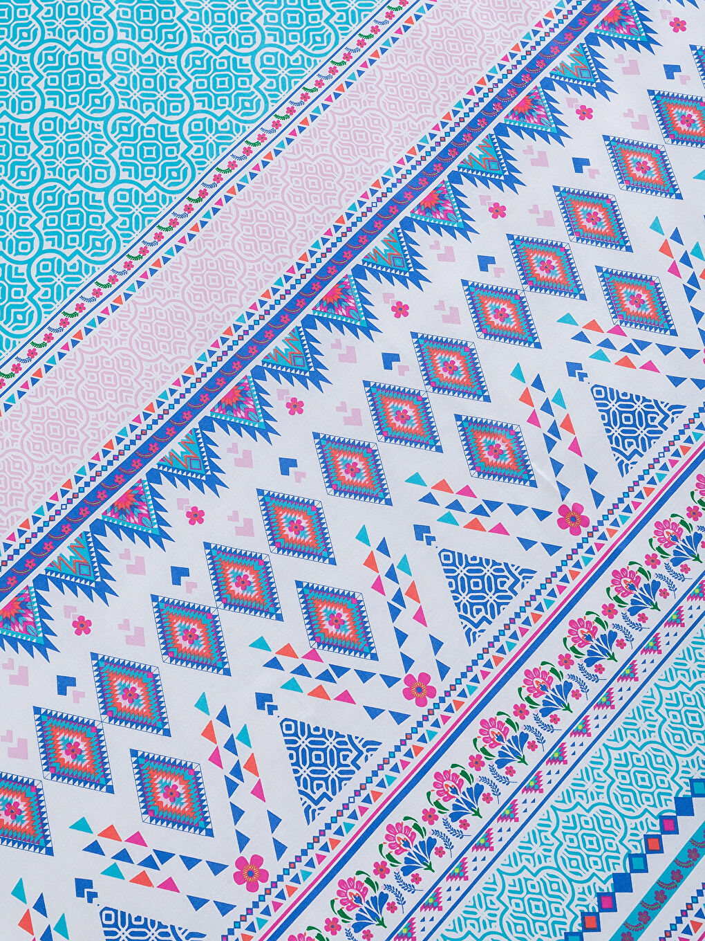 طقم غطاء لحاف مفرد أزرق فاتح-4