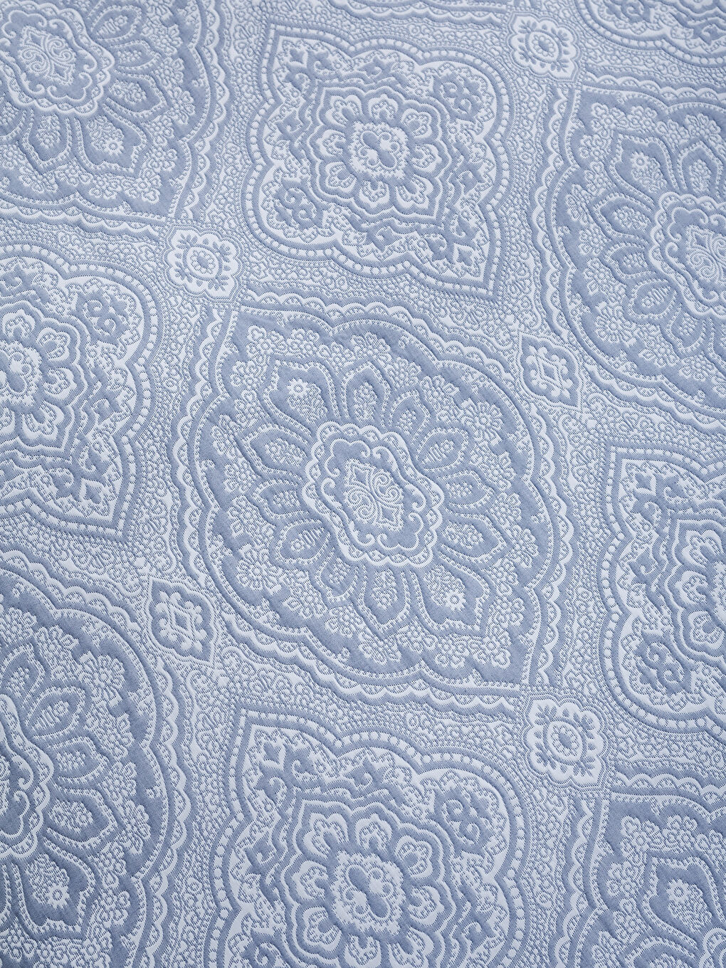 Gri Baskılı Çift Kişilik Yatak Örtüsü-4