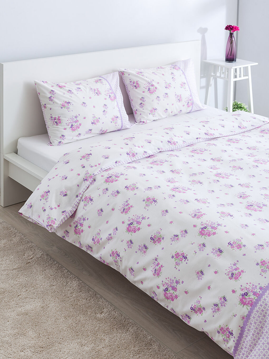 PINK Double Duvet Cover Full Set