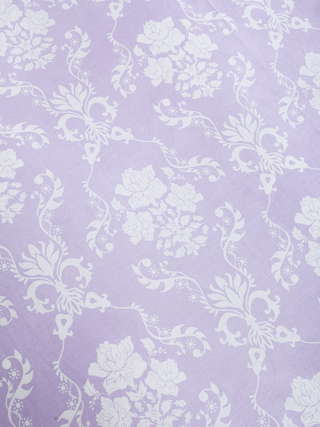 Lila Baskılı Çift Kişilik Nevresim Takımı-5