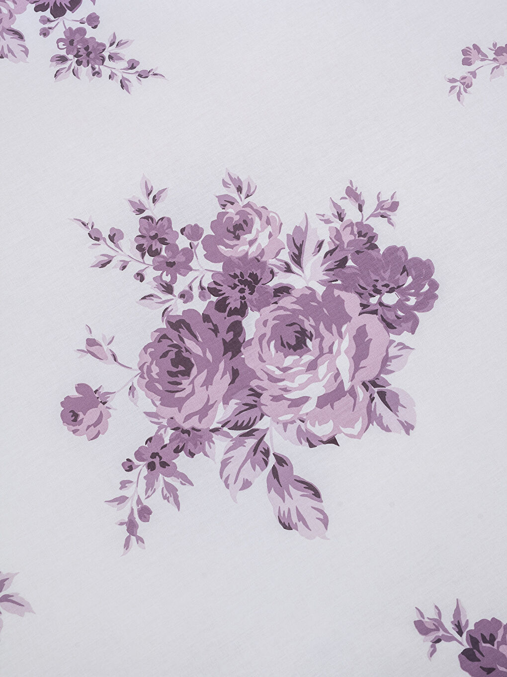 Mor Baskılı Çift Kişilik Nevresim Seti-4