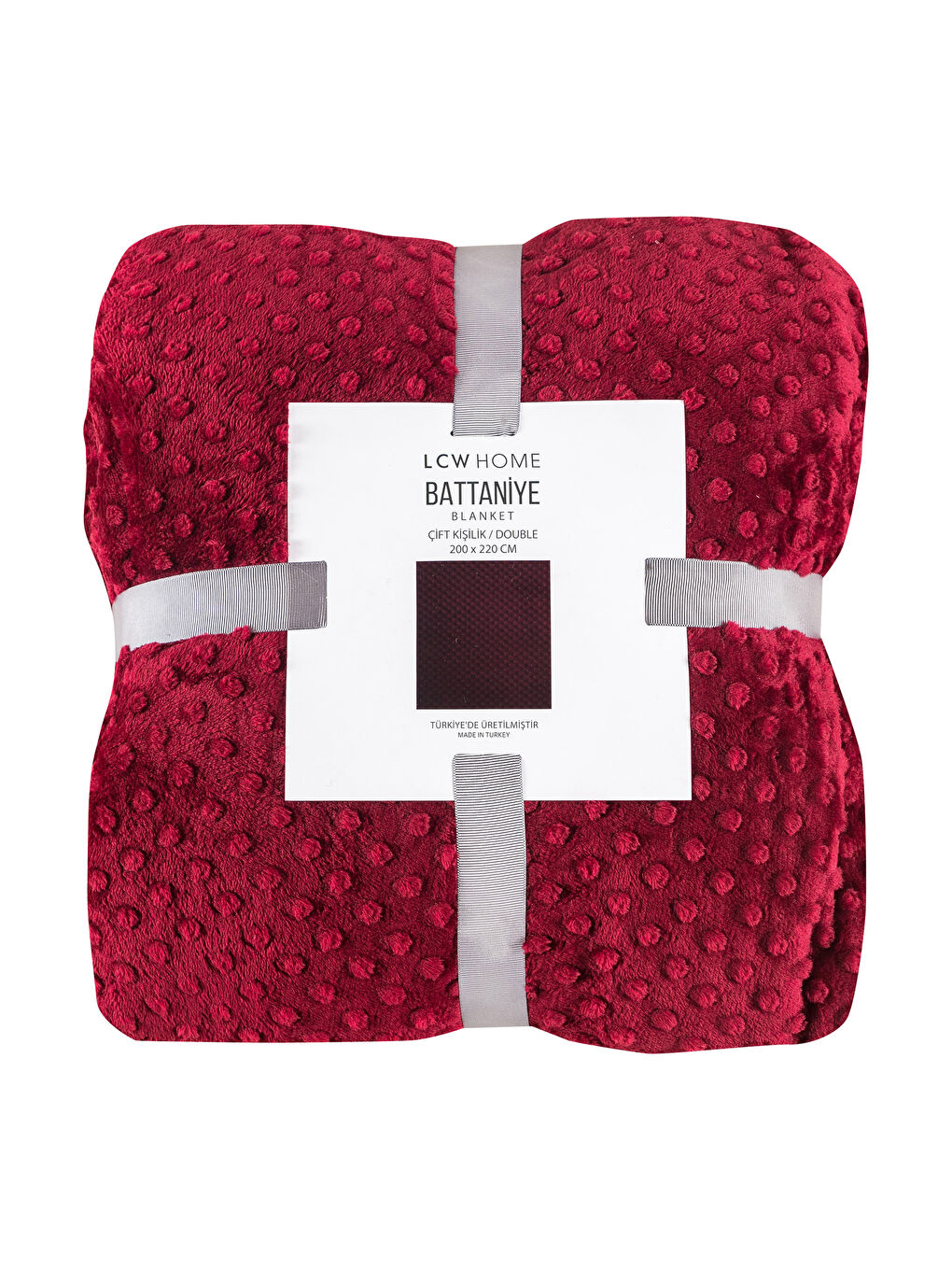 Açık Bordo Çift Kişilik Battaniye-3